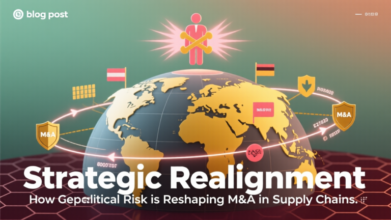 Strategic Realignment: How Geopolitical Risk is Reshaping M&A in Supply Chains