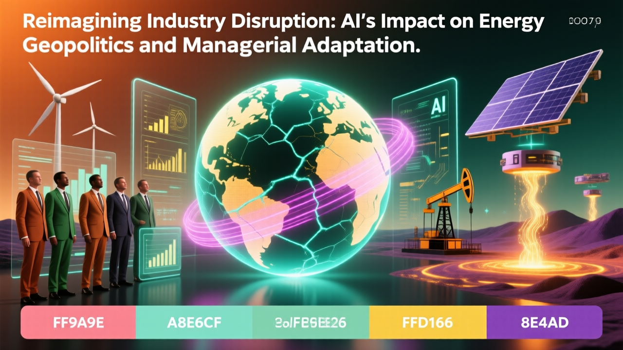 Reimagining Industry Disruption: AI's Impact on Energy Geopolitics and Managerial Adaptation
